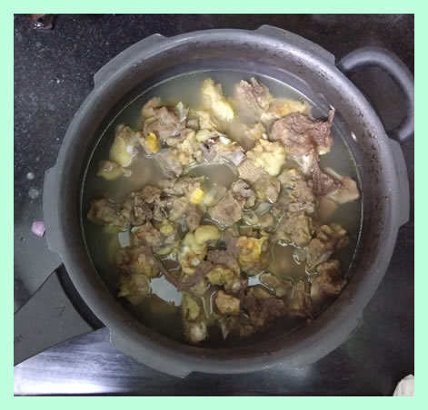 mutton-boiled